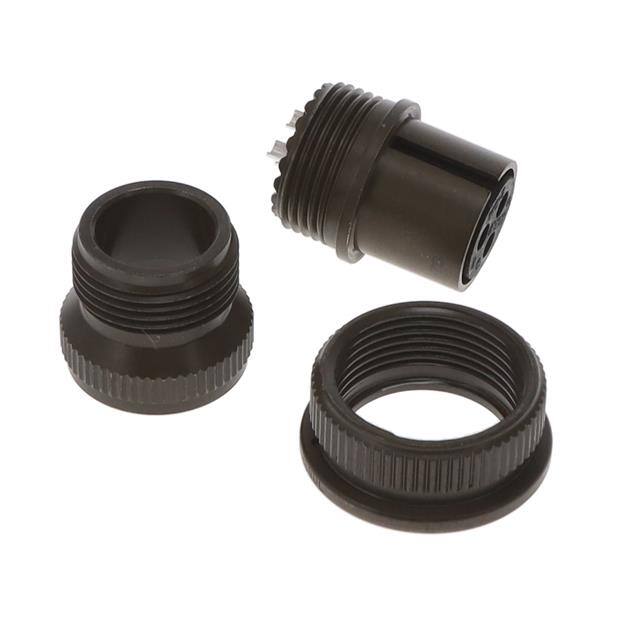 MS3106A14S-7S CONN PLUG FMALE 3P SILV SLDR CUP