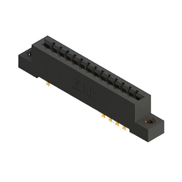 887-026-555-207 CONN EDGE DUAL FMALE 26POS 0.156