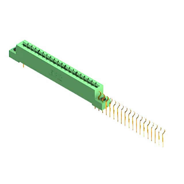 837-038-558-107 CONN EDGE SGL FMALE 38POS 0.156