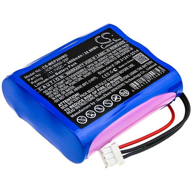 WX-RKJR-7-ICR18650-26F BATTERY Replacement for Medical Econet I