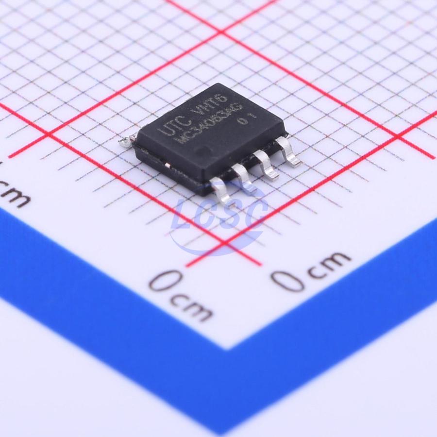 MC34063AG-S08-R The UTC MC34063AG-S08-R is a voltage regulator. It is RoHS3 Compliant and has an MSL Level 1 rating.