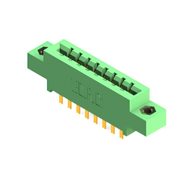 837-016-500-808 CONN EDGE DUAL FMALE 16POS 0.156