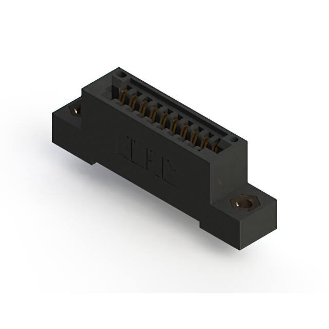 895-010-500-107 CONN EDGE SINGLE FML 10POS 0.100