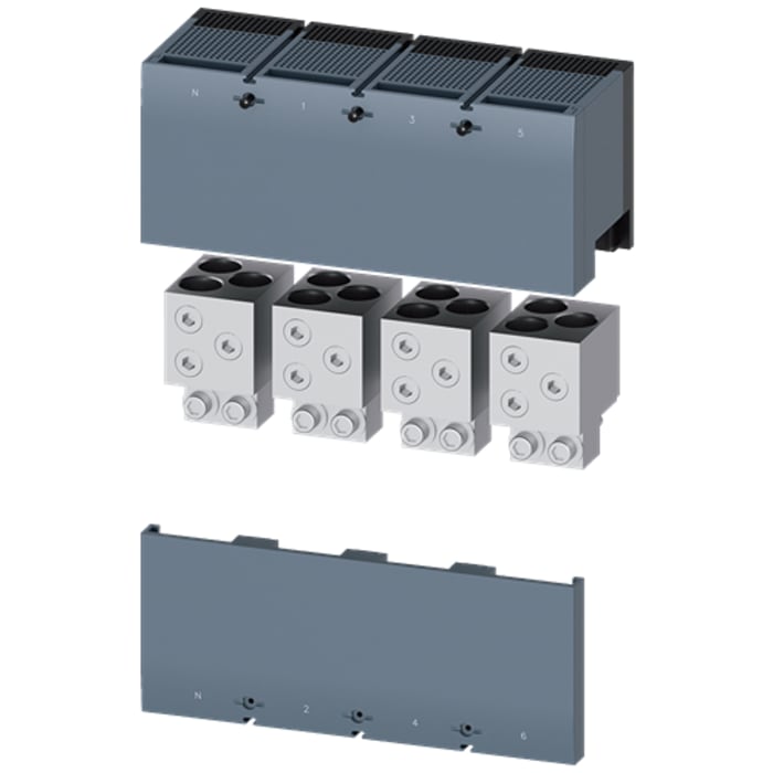 3VA9674-0JJ34 The Siemens 3VA9674-0JJ34 is a wire connector accessory designed for use with 3VA55, 3VA65, and 3VA66 series circuit breakers. It is approved to multiple international standards.