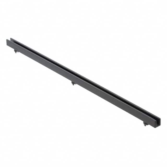 DC-800-102 CARD GUIDE DEEP 8X0.102" BLK
