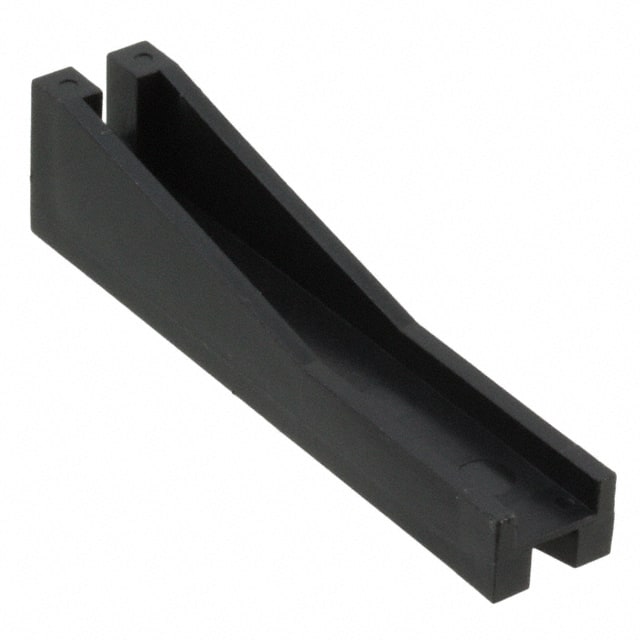 VG2-25 CARD GUIDE VERT 2.5X0.076" BLK