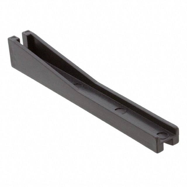 VG2-4 CARD GUIDE VERT 4X0.076" BLK