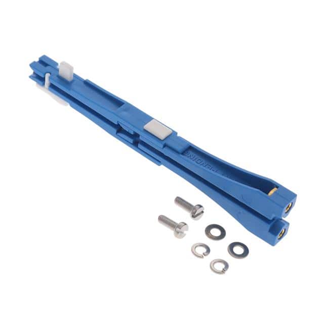 VMCGN105-M3-L-K CARD GUIDE VERTICAL MOUNT BLUE