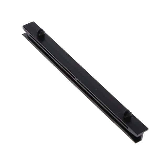 HCG-401-165 CARD GUIDE HORZ 4X0.078" BLK