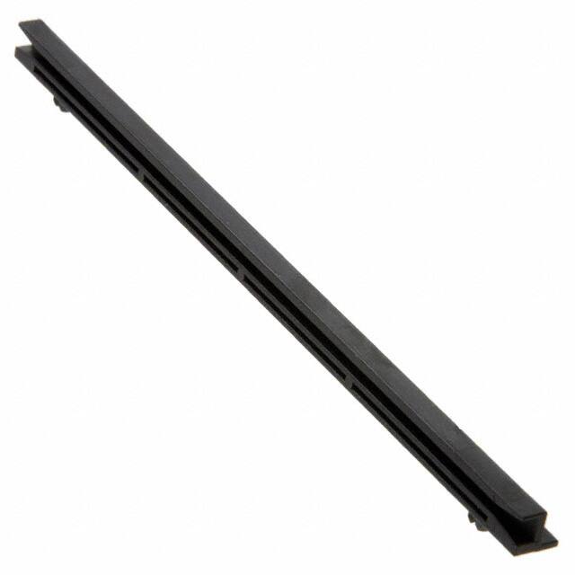 HCG-601-165 CARD GUIDE HORZ 6X0.078" BLK