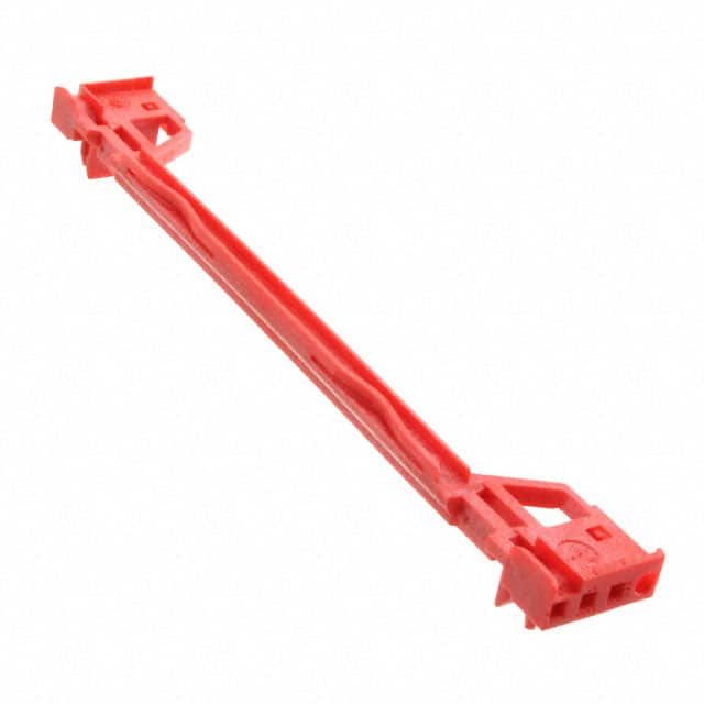 3686063 GUIDE RAIL 4HP RED FOR PCB 160MM