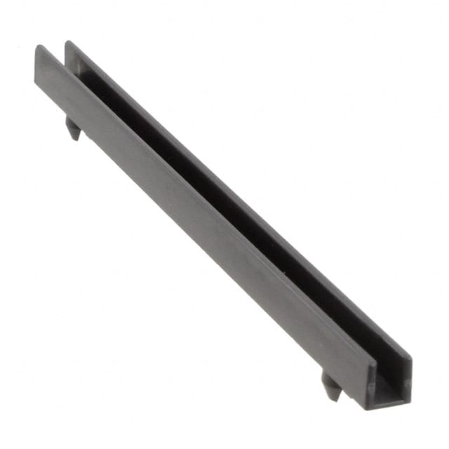DC-450-130 CARD GUIDE DEEP 4.5" 0.132" BK