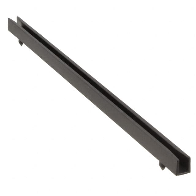 DC-650-102 CARD GUIDE DEEP 6.5" 0.102" BK