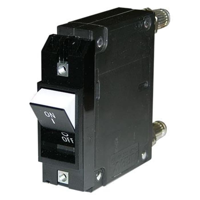 IULK1-1-66-15.0-01 The Sensata IULK1-1-66-15.0-01 is a 1-pole thermal circuit breaker with a 15A current rating and 250V voltage rating. It features a magnetic-hydraulic delay and panel mount design.