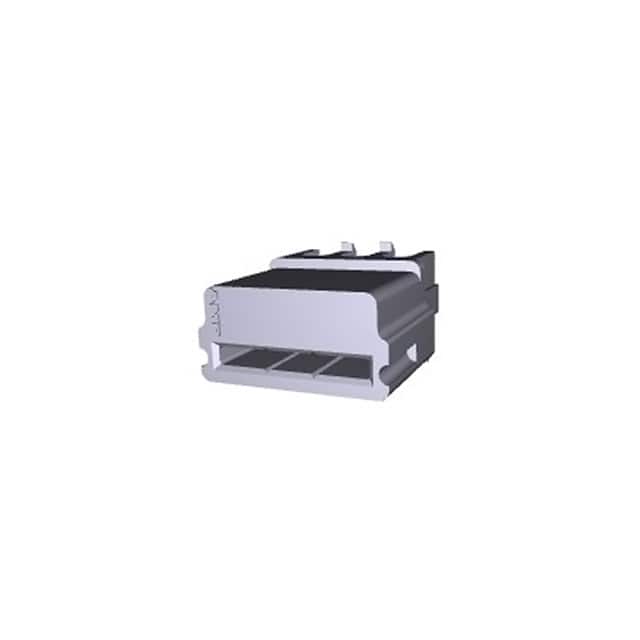 641283-3 CONN EDGE SGL FEMALE 3POS 0.156