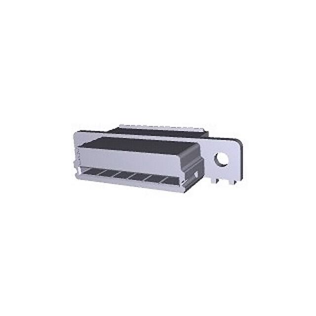 3-640866-6 CONN EDGE SGL FML 6POS 0.156 TIN