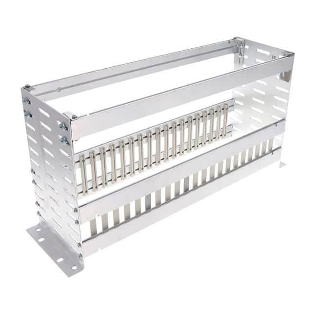 CCA12P/90 CARD CAGE, 3U PLASTIC SCREW IN