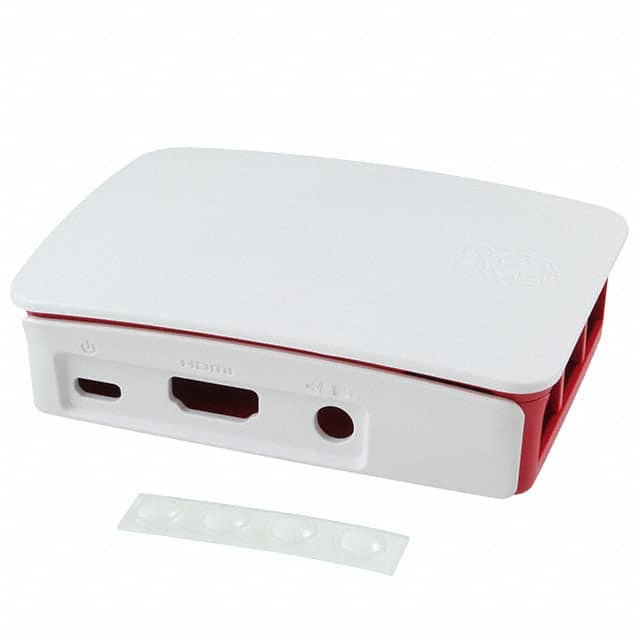 PI OFFICIAL CASE RED/WHITE CASE ABS RED/WHITE 3.23"LX4.25"W