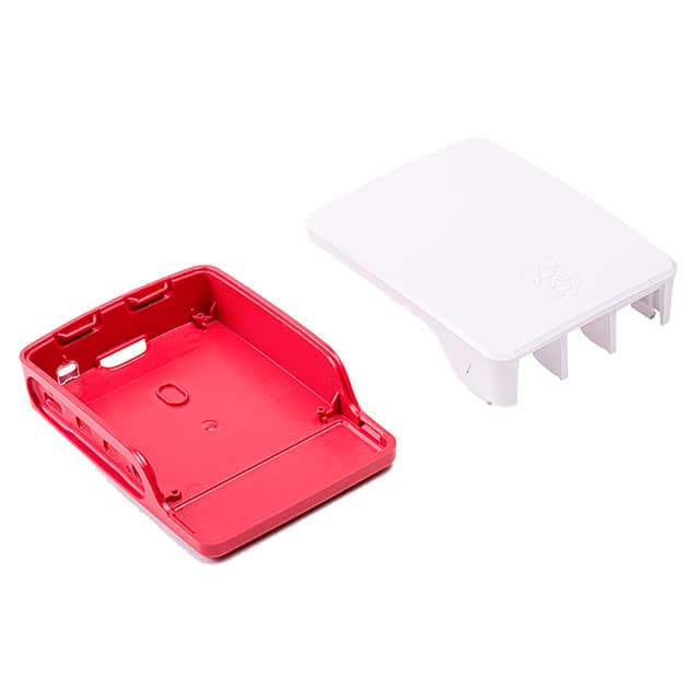 RASPBERRY PI 4 CASE RED/WHITE OFFICIAL PI 4 CASE IN RED/WHITE