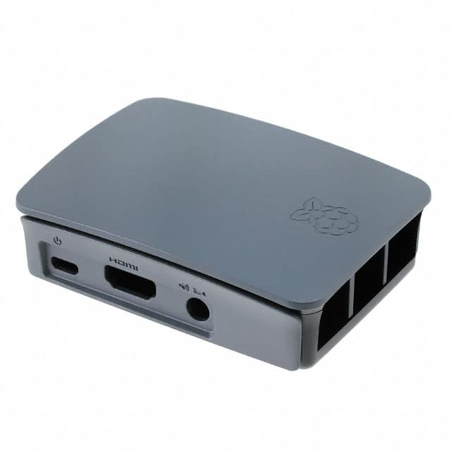 PI OFFICIAL CASE BLACK/GREY CASE ABS BLK/GRAY 3.23"LX4.25"W