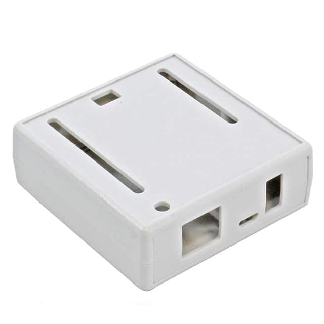 1593HAMARGY BOX ABS GRAY 2.95X2.81"