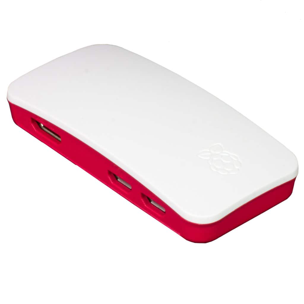 RPI-020 CASE RED/WHITE RASPBERRY PI ZERO