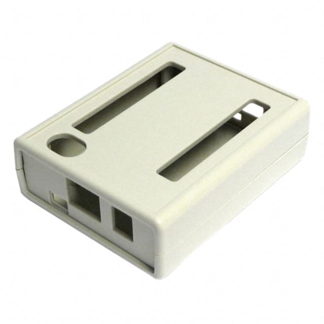 1593HAMBONEGY BOX ABS GRAY 3.75"L X 3.04"W