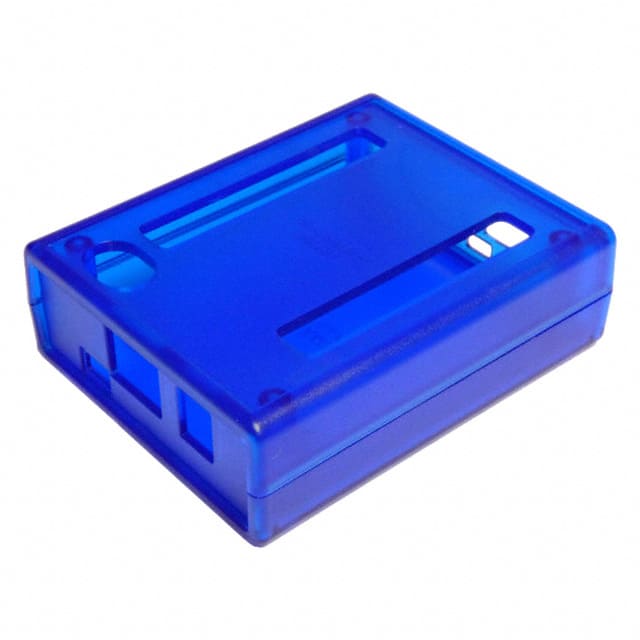 1593HAMBONETBU BOX ABS TRN BLUE 3.75"L X 3.04"W