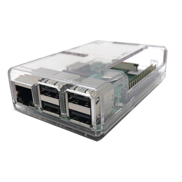 RAS-PLC01-CL PLASTIC RASP PI 3 B B+ CASE - CL