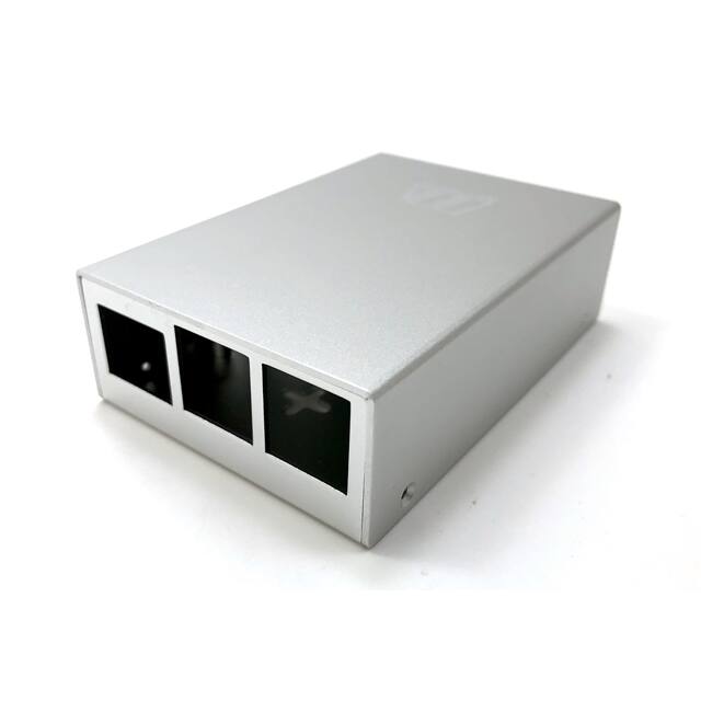 RAS-PCS03-SL ALUM RASP PI 3 MODEL B/B+ CASE