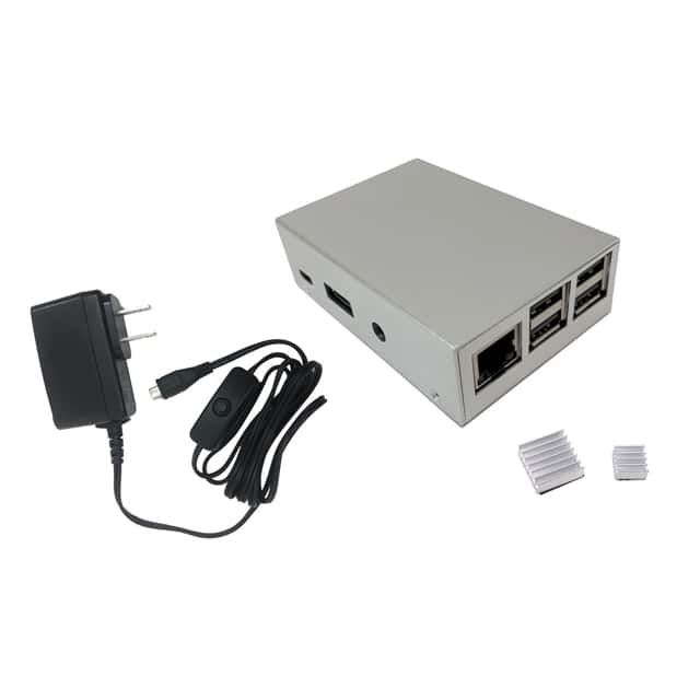 RAS-03SLPWR-PI ALUM RASP PI 3 CASE MODEL B/B+