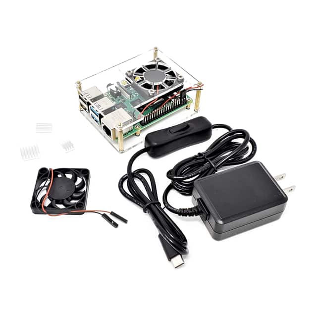 RAS-PCS16PWR ACRYLIC STACKABLE PI 4 CASE W/US