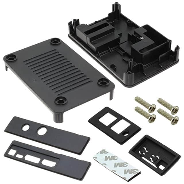 FIT0396-B BOX ABS BLACK 4.25"L X 2.76"W