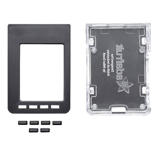 3062 BOX PLSTC CLR/BLK 3.54"LX2.56"W