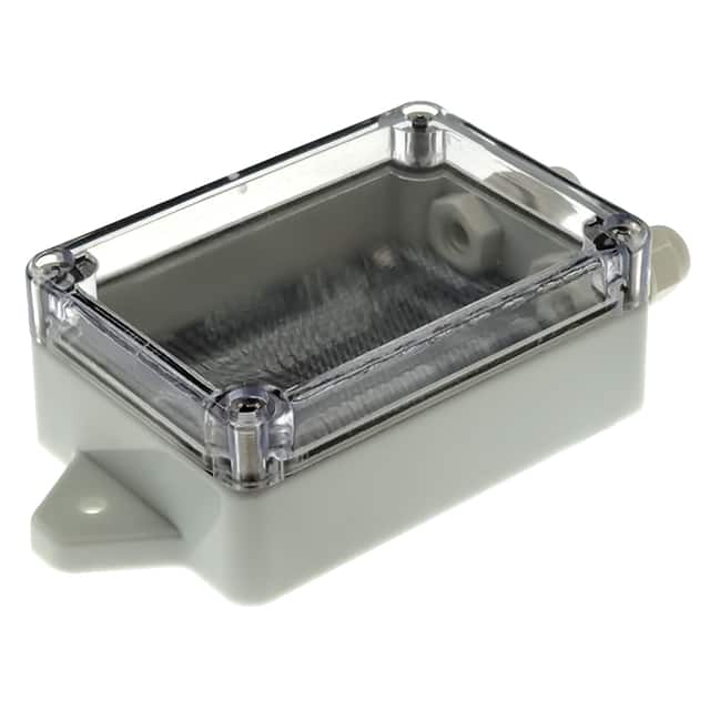 IBT-QBM-CON-0 CASE ABS GRY/CLR 4.630LX2.283W