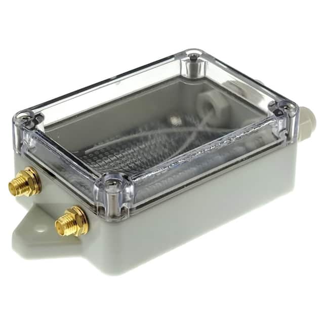 IBT-QBM-CON-2 CASE ABS GRY/CLR 4.630LX2.283W