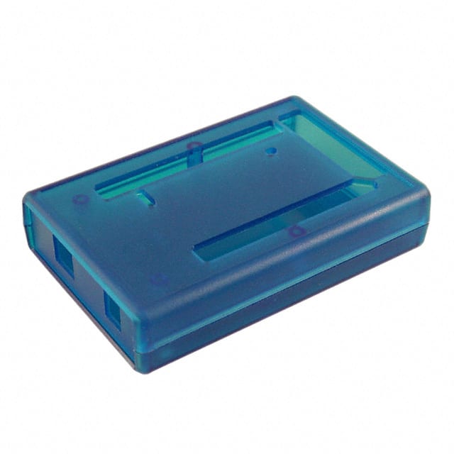 1593HAMMEGATBU BOX ABS TRN BLUE 4.38"L X 2.95"W