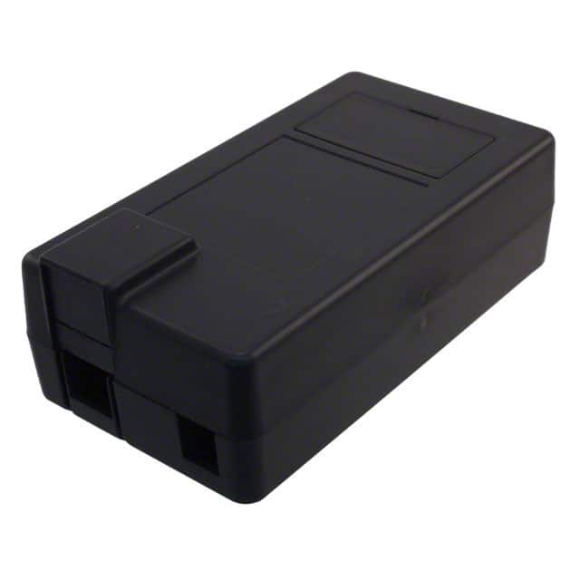 M000015 BOX PLASTIC BLK 3.43"L X 2.52"W