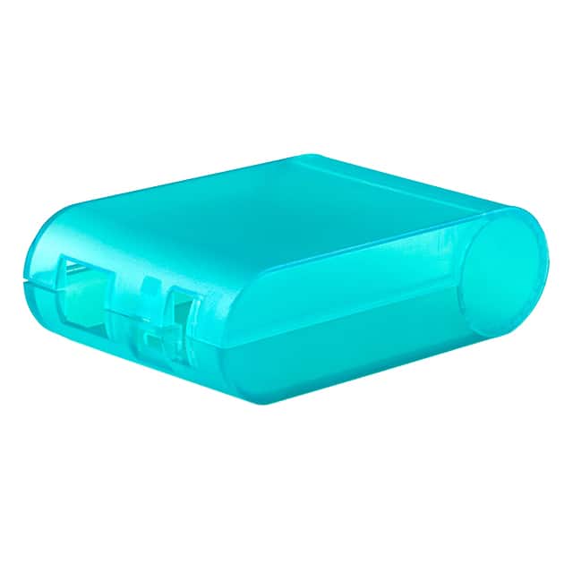 M000008 BOX PLASTIC TRANS BLUE