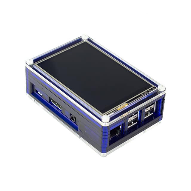 PIM118 CASE PLASTIC BLUE/CLEAR