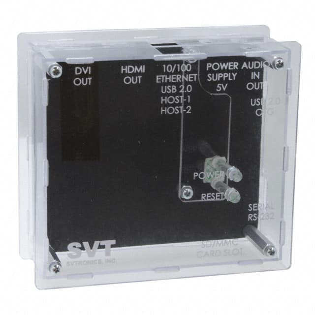 PANDAENCLOSURE BOX PLASTIC TRANSLUCENT CLEAR