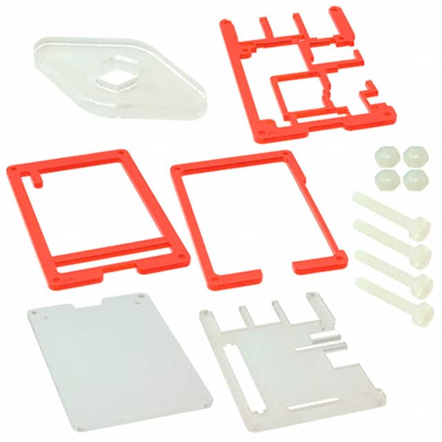 114110004 CASE PLASTIC RED