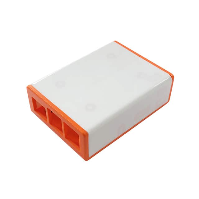 114991400 CASE ACRYLIC ORG/WHT 3.5"X2.56"