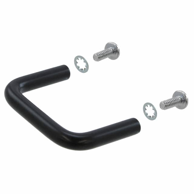 1427B2BK HANDLE STEEL BLACK 2/PACK
