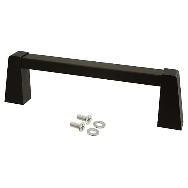 1427TBB HANDLE ALUMINUM BLK MTG CTR 5"