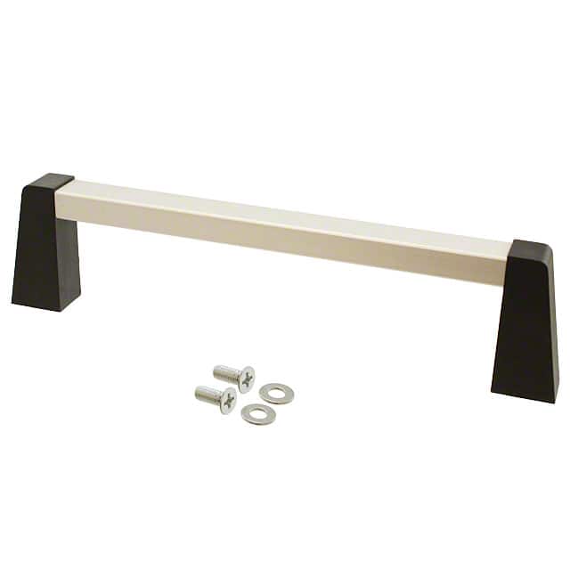 1427WBC HANDLE ALUM BLACK/CLR MTG CTR 6"