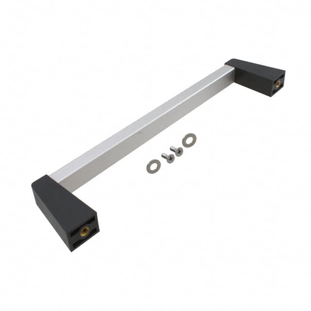 1427LBC HANDLE ALUM BLACK/CLR MTG CTR 7"