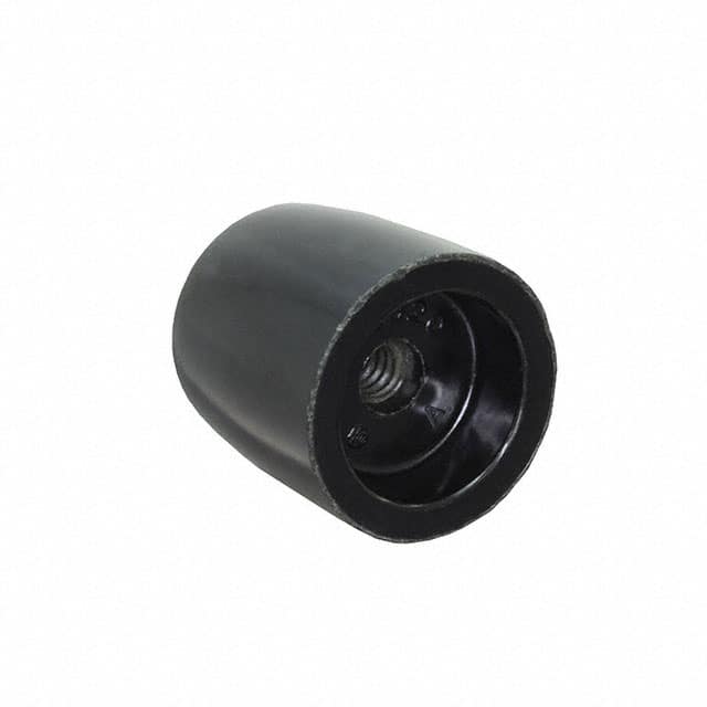4020-D HANDLE FOOT BLACK 7/8" THRU HOLE