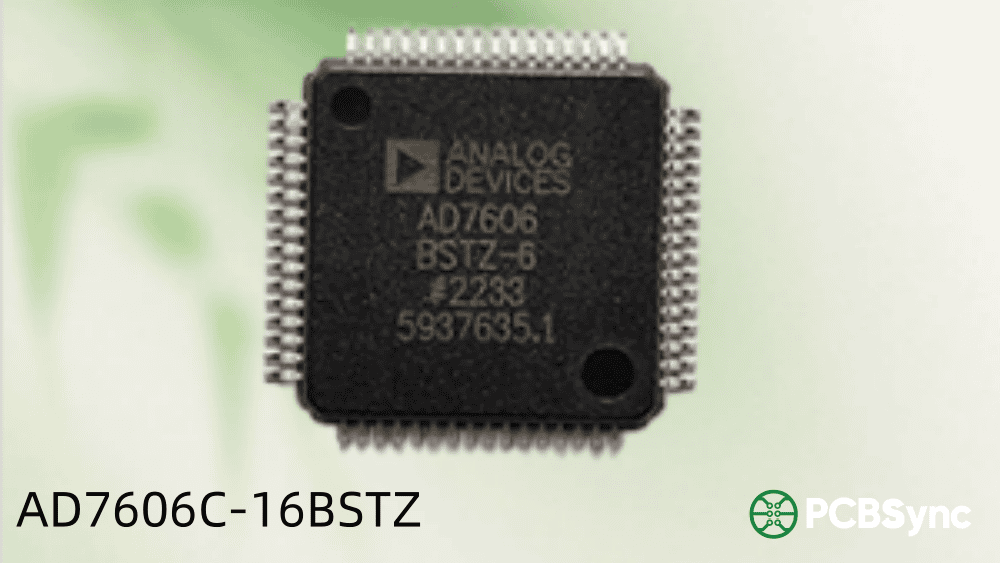 AD7606C-16BSTZ The AD7606C-16BSTZ is an Analog to Digital Converter from ADI Electronics. It features RoHS3 compliance and an MSL of 1 Unlimited.