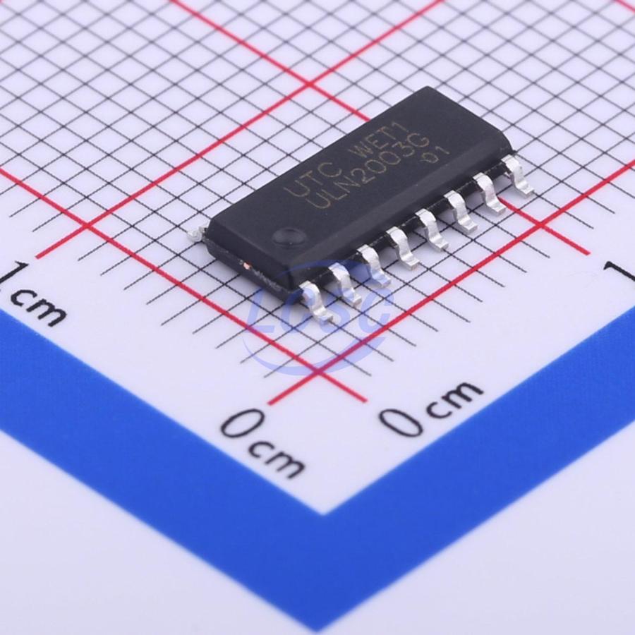 ULN2003G-S16-R The UCT ULN2003G-S16-R is a JFET transistor with RoHS3 compliance. It features REACH Unaffected status and an MSL rating of 1 Unlimited.